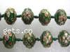 Chinese Cloisonne loose beads strand