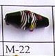 Handmade Lampwork Beads, Oval, 8x17mm, Sold by PC