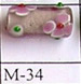 Handmade Lampwork Beads, Round tube, 8X16, Sold by PC
