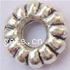 Zinc Alloy Spacer Beads, Donut, plated nickel, lead & cadmium free Approx 