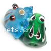 Handmade Lampwork Beads, Frog, 16x14x10mm, Hole:Approx 2MM, Sold by PC