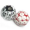 Handmade Lampwork Beads, Round, 12mm, Hole:Approx 2MM, Sold by PC