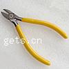 Iron Side Cutter, with Plastic, yellow, nickel, lead & cadmium free 