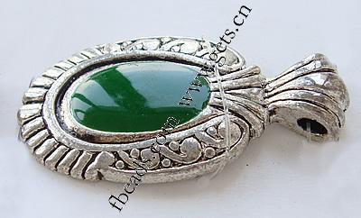 Zinc Alloy Enamel Pendants, Oval, plated, more colors for choice, 32x28x5mm, Hole:Approx 3mm, Sold By PC