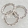 Zinc Alloy Linking Ring, Donut, plated, textured 13mm Approx 9mm 