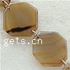 Agate Beads, 41-43mm 39-44mm Approx 2MM, Sold per  Strand