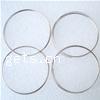 Memory Wire, Stainless Steel, plated, 0.6mm, 60mm 