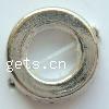 Zinc Alloy Frame Beads, Donut, plated cadmium free Approx 6mm, Approx 