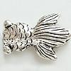 Zinc Alloy Animal Beads, Fish, plated Approx 2.5mm 