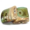 Handmade Lampwork Beads, Rectangle, 17x8mm, Hole:Approx 2MM, Sold by Lot