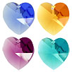 CRYSTALLIZED™ #6202 / 6228 Crystal Heart Pendants