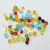 Mixed Glass Seed Beads, Round, mixed colors 