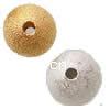 Messing Sternenstaub Perlen, rund, plattiert, Falten, keine, 8mm, Bohrung:ca. 1.8mm, 10000PCs/Tasche, verkauft von Tasche