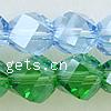 Imitation CRYSTALLIZED™ Crystal Beads, Twist, faceted Approx 1mm Inch 