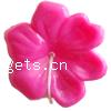 Plastic Bead Caps, Flower, solid, pink, Grade A, 28.5mm Approx 2mm 