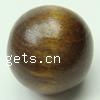Gefärbtes Holz Perlen, rund, Spritzlackierung, großes Loch, keine, 20mm, Bohrung:ca. 5mm, verkauft von PC