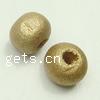 Gefärbtes Holz Perlen, rund, Spritzlackierung, keine, 6mm, Bohrung:ca. 2mm, 3000PCs/Tasche, verkauft von Tasche