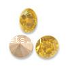CRYSTALLIZED™ #1088 Xilion Chatons, CRYSTALLIZED™, rivoli back & faceted, Lt Topaz, SS29, 6.14~6.32mm 