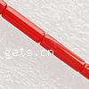 Natural Coral Beads, Tube, red, Grade AAA Approx 0.5mm Inch, Approx 