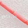 Natural Coral Beads, Tube, pink, Grade AAA Approx 0.5mm .5 Inch, Approx 