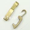 Brass Clasp Findings, plated cadmium free 