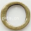 Zinc Alloy Linking Ring, Donut, plated, hammered Approx 0.5mm 