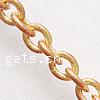 Brass Oval Chain, handmade, South Korea Imported cadmium free 