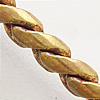 Cadena de Cuerda de Metal, chapado, más colores para la opción, libre de plomo & cadmio, 100m/Sarta, Vendido por Sarta