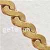 Brass Serpentine Chain, plated cadmium free 