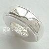 Sterling Silver European Beads, 925 Sterling Silver, Donut, plated, without troll Approx 4.4mm [