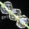 Natural Clear Quartz Beads, Rondelle, faceted Inch, Approx 