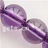 Natural Amethyst Beads, Round, February Birthstone Inch 