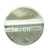 Zinc Alloy Flat Beads, Flat Round, plated, smooth Approx 1mm, Approx 