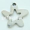 Zinc Alloy Star Pendant, plated cadmium free Approx 2mm, Approx 