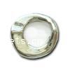 Zinc Alloy Frame Beads, Round, plated cadmium free Approx 0.6mm, Approx 