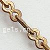 Brass Figure 8 Chain, plated lead & cadmium free 