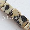 Dalmatian Beads, Cube Approx 0.5mm Inch 