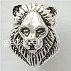 Zinc Alloy European Beads, Lion, plated, without troll Approx 4.3mm 