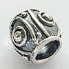 No Troll Thailand Sterling Silver European Beads, Drum, without troll Approx 5.5mm 