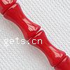 Natural Coral Beads, Bamboo, red, Grade AA Approx 0.5mm .5 Inch, Approx 