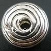 No Troll Thailand Sterling Silver European Beads, Drum, without troll Approx 4.85mm 