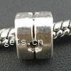 No Troll Thailand Sterling Silver European Beads, Triangle, without troll & smooth Approx 4.97mm 