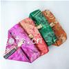 Satin Gift Bag, Frog, with flower pattern, mixed colors 