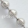 Stainless Steel Ball Chain, 304 Stainless Steel, Round, original color, 2.5mm 