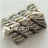 Zinc Alloy Corrugated Beads, Triangle, plated nickel, lead & cadmium free Approx 2mm, Approx 