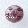 Handmade Lampwork Beads, Round, 12x13mm, Hole:Approx 2MM, Sold by PC