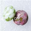 Handmade Lampwork Beads, Flat round, 16x9mm, Hole:Approx 2MM, Sold by PC