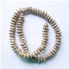 Gefärbtes Holz Perlen, Rondell, Spritzlackierung, großes Loch, keine, 14x6mm, Bohrung:ca. 3mm, 91PCs/Strang, verkauft von Strang