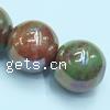 Colorful Plated Porcelain Beads, Round, 20mm Approx 2mm 
