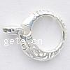 Sterling Silver Loop Bail, 925 Sterling Silver, Donut, plated Approx 2mm 